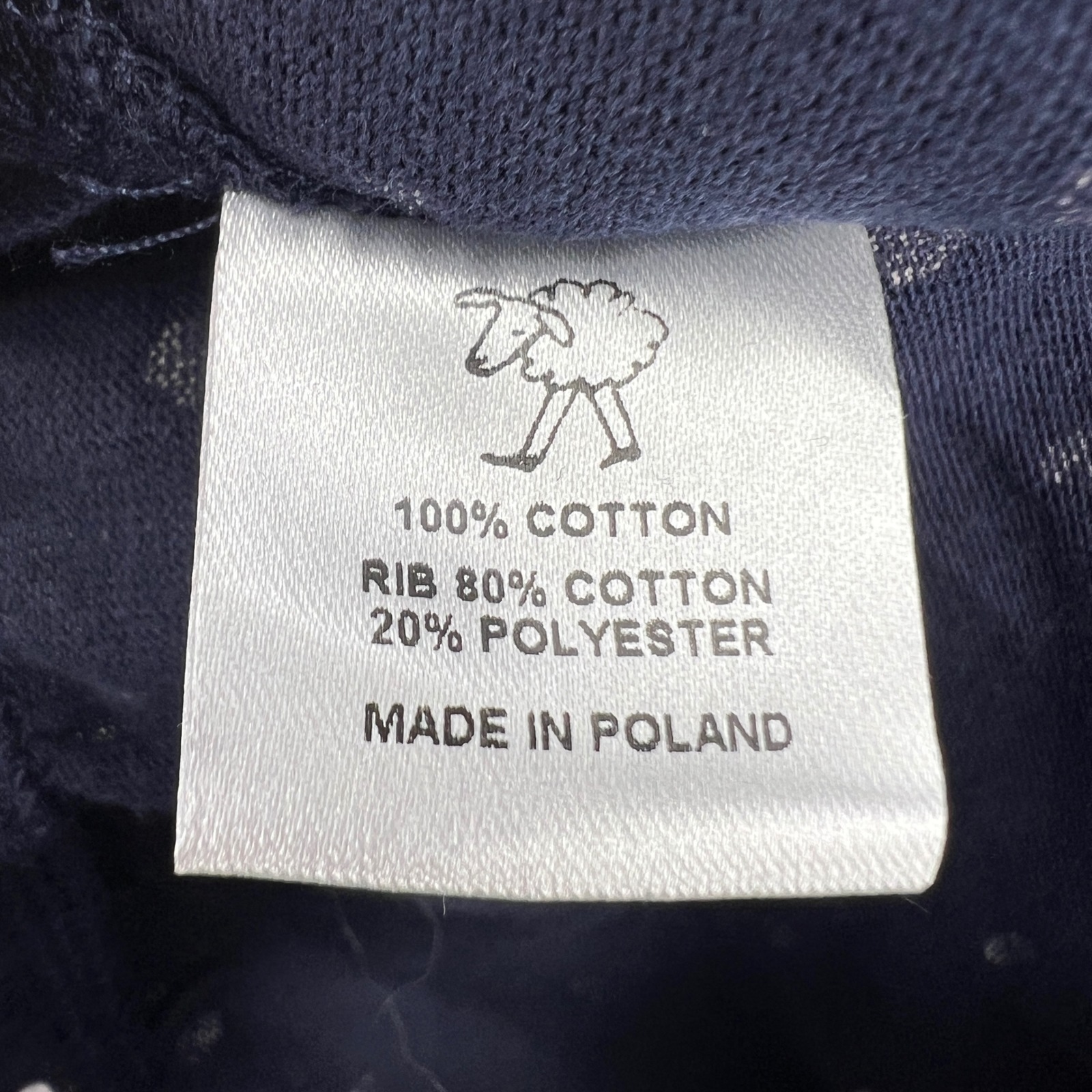 Sleepy Jones Polka Dot Union Suit One Piece Pajamas Navy Cotton Womens Small New — image 6 of 6